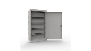 Rozdzielnica natynkowa metalowa 96 modułowa 4x24 544x836x130 RAL9003 IP30 MN96/4/24