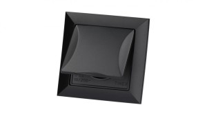 Gniazdo podtynkowe z/u IP44 p/t Pola czarne, 33209