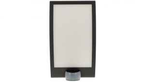 Oprawa elewacyjna z czujnikiem ruchu i zmierzchu Steinel L 22 S PIR max. 60W E27 IP44 IK03 230V antracyt / nierdzewna ST035709