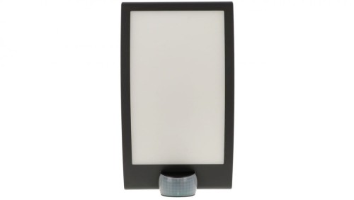 Oprawa elewacyjna z czujnikiem ruchu i zmierzchu Steinel L 22 S PIR max. 60W E27 IP44 IK03 230V antracyt / nierdzewna ST035709
