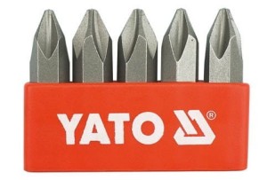YATO KOŃCÓWKI UDAROWE 5szt. PH 2    2810... DO WKRĘTAKA UDAROWEGO