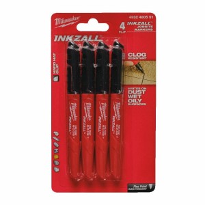 MILWAUKEE MARKER CZARNY /4szt. @