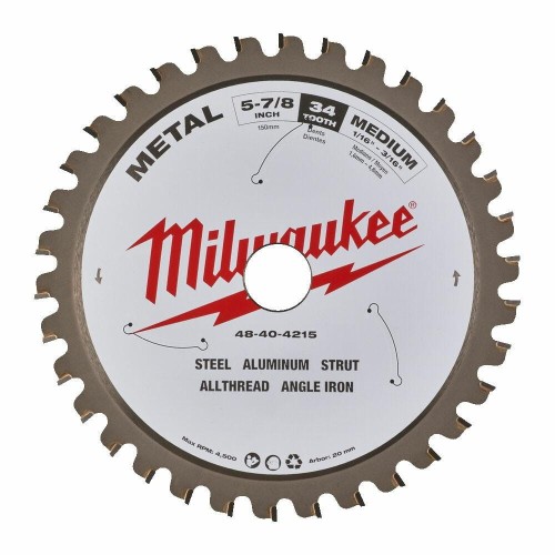 MILWAUKEE PIŁA TARCZ.MET.150x20x34z
