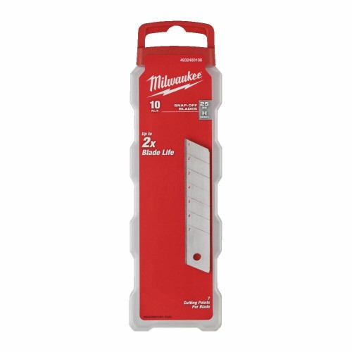 MILWAUKEE OSTRZA WYMIENNE 25mm /10szt.