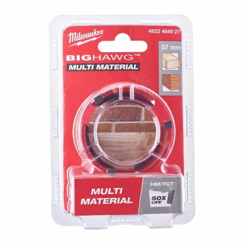 MILWAUKEE OTWORNICA BIG HAWG 57mm MULTI MATERIAL