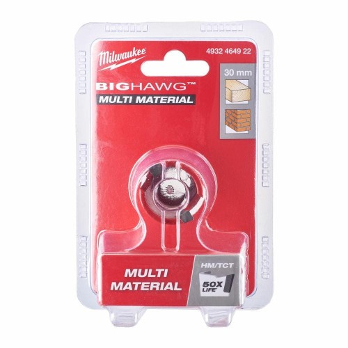MILWAUKEE OTWORNICA BIG HAWG 30mm MULTI MATERIAL