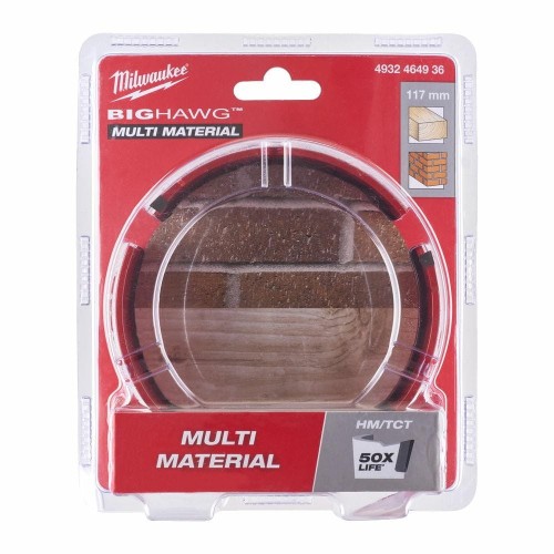 MILWAUKEE OTWORNICA BIG HAWG 117mm MULTI MATERIAL