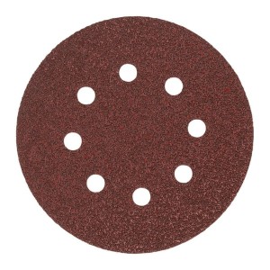 MILWAUKEE KRĄŻEK ŚCIERNY 125mm 8 OTWORÓW P240 /50 szt.