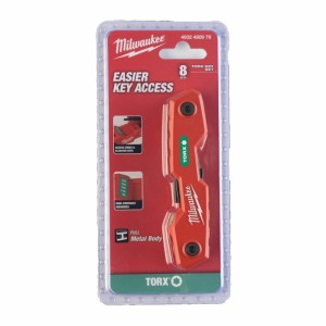 MILWAUKEE KLUCZ TORX ZESTAW SKŁADANY 8szt.