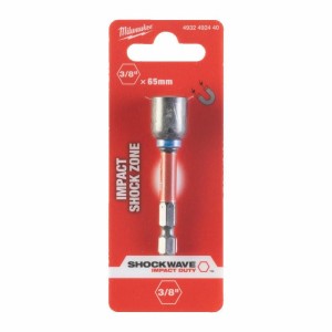 MILWAUKEE KOŃCÓWKA Z NASADKĄ  3/8" (65mm)