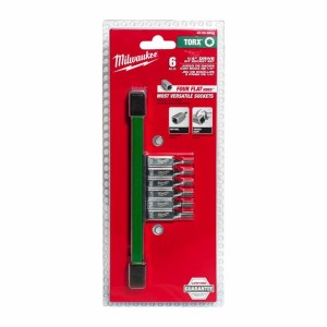 MILWAUKEE ZESTAW NASADEK TRZPIENIOWYCH  6 szt. 1/4 TORX