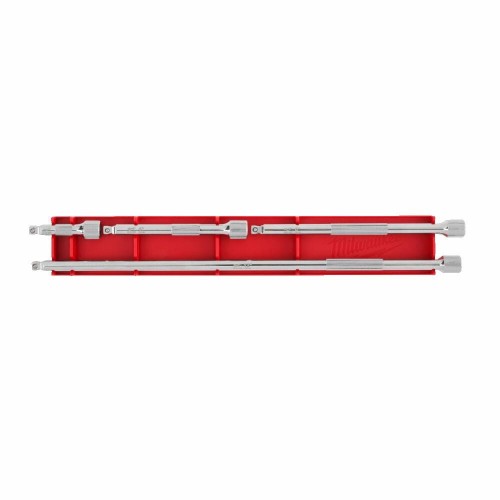 MILWAUKEE PRZEDŁUŻKA RUCHOMA Z KULISTĄ KOŃCÓWKĄ 3/8" ZESTAW 4szt