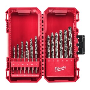 MILWAUKEE WIERTŁO METAL HSS-G 19cz. /1-10mm/ THUNDERWEB. ###