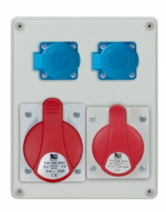 Rozdzielnica R-BOX 240 1x32A/5P 1x16A/5P 2x250V IP44 B.1098