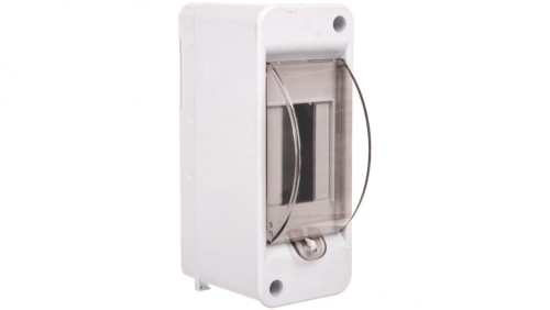 Rozdzielnica modułowa 1x2 natynkowa IP20 z klapką i zaciskami S-2+SZYBKA+N+PE 8005803 ENE-00352