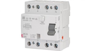 Wyłącznik różnicowoprądowy 4P 25A 0,03A typ A 6kA EFI6-P4 A 25/0.03 002061661