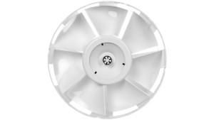 Wentylator kanałowy fi 150 230V 30W 305m3/h 40dB o przepływie mieszanym standard biały 150VKO1