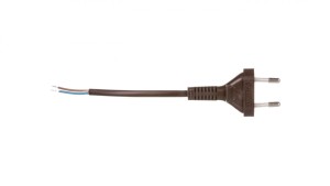Przewód przyłączeniowy bez wyłącznika 190cm brązowy SP-190/2X0,5/-BRA YNS10000434