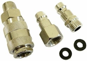ZESTAW SZYBKOZŁĄCZEK PNEUMATYCZNYCH 1/4" 3szt./SILVER....