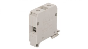 Złączka szynowa 2-przewodowa 25mm2 szary V2 ZG-G25/TS35 A11-1538