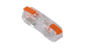 Szybkozłączka z dźwignią przelotowa 2x 0,2-2,5mm2 przezroczysta E.4194/1 /100szt./