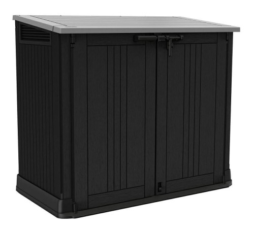 KETER SKRZYNIA OGRODOWA-BALKONOWA MIDI SZARO-CZARNA 132x71,5x113,5cm