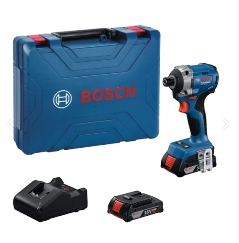 BOSCH ZAKRĘTARKA UDAR. GDR 18V-215 2x2,0Ah 215Nm WALIZKA