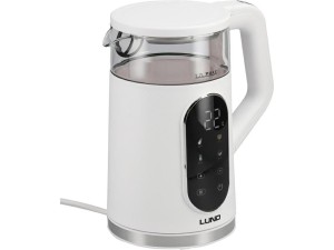 LUND CZAJNIK ELEKTRYCZNY 1,7L, REG.TEMP,BIAŁY