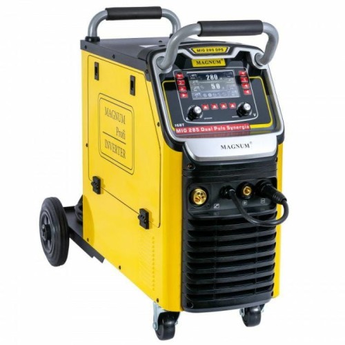 PÓŁAUTOMAT SPAW.INV. MIG-285 DUAL PLUS  SYNERGIA LCD 280A/60% 400V GP50 4x4 D300 24/3