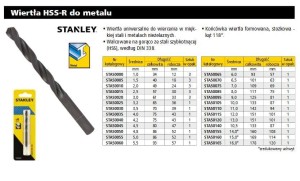 STANLEY WIERTŁO METAL  5* 86mm /1szt.