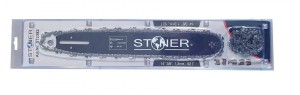 SILVER PROWADNICA+2xŁAŃCUCHY 14" 3/8 1,3mm 52 ogniw DO PARTNER