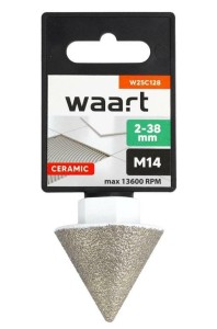 WAART FREZ DIAMENTOWY STOŻKOWY 2-38mm x M14