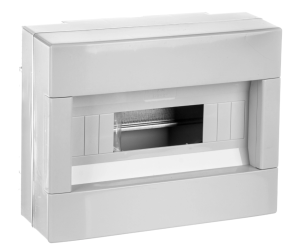 Rozdzielnica modułowa 1x12 natynkowa bez drzwi seria 610 IP40 280x220x100 szara EC61012