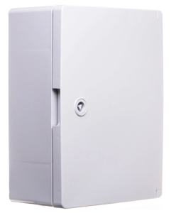 Obudowa hermetyczna drzwi szare 250x330x130 lakierowana IP65 z płytą montażową ICWM-253313-S