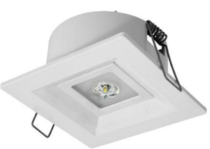 Oprawa awaryjna LOVATO P ECO LED 1W 125lm (opt. koryt.) 1h jednozadaniowa biała LVPC/1W/E/1/SE/AT/WH
