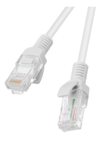 PATCHCORD KAT.6 UTP 0.25M SZARY FLUKE PASSED LANBERG