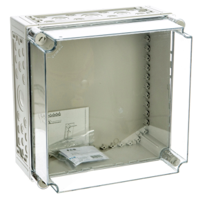 Obudowa 375x375x225mm IP65 pokrywa transparentna CI44E-200 036182