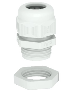 Dławik kablowy z przeciwnakrętką PG29 PA jasnoszary RAL 7035 V-TEC PG29+ LGR 2024667 /20szt./