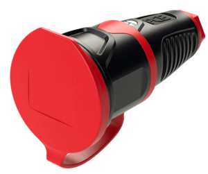 Gniazdo przenośne gumowe z zatyczką 16A 2P+Z SCHUKO 230V VDE IP54 /pełna guma/ TAURUS2 2521-sr
