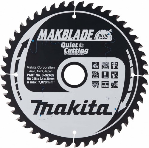 MAKITA PIŁA TARCZOWA  216x30x48z MAKBLADE PLUS DREWNO