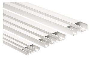 Kanał kablowy z pokrywą CP 100x80 biały /2m/ ECCP10080B
