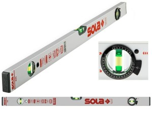 SOLA POZIOMICA ALUMINIOWA AVD  40 40cm Z REGULOWANYM KĄTOMIERZEM