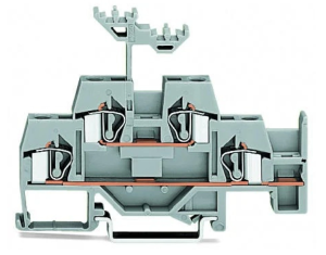 Złączka dwupiętrowa L / L 4mm2 szara 281-620 /50szt./