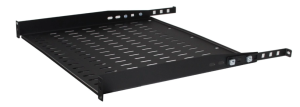 Półka stała 19 cali 1U głębokość 250mm RAL9005 19-0046C