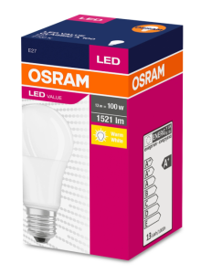 Żarówka LED VALUE CLASSIC A 100 E27 13W 1521lm 2700K 827 FR non-dim 4052899971097