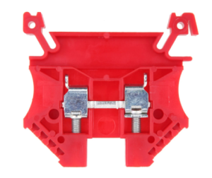 Złączka szynowa 2-przewodowa 4mm2 czerwona EURO 43409RD