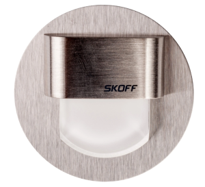 Oprawa przyschodowa RUEDA mini LED Light 10 V DC 0,4 W IP 20 6500 K szlif Inox