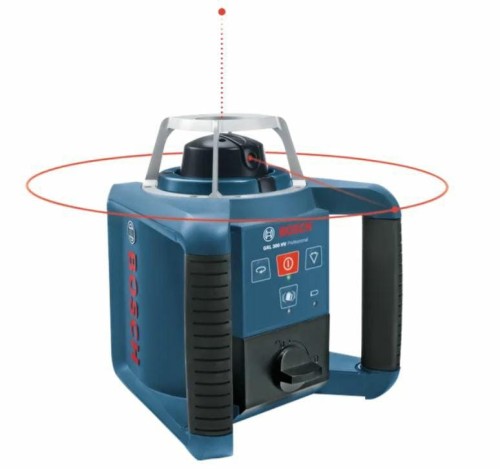 BOSCH LASER OBROTOWY GRL 300 HV +PILOT RC 1 +STATYW BT 170 HD +ŁATA GR240 +AKUMULATORKI + ŁADOWARKA