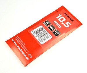 AWTOOLS WIERTŁO METAL BIAŁE 10,5mm/5szt.