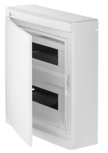 Rozdzielnica modułowa Elegant 2x12 natynkowa IP40 N+PE drzwi białe 2425-00